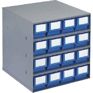 Rack de stockage de 16 bacs divisibles LB 400 E