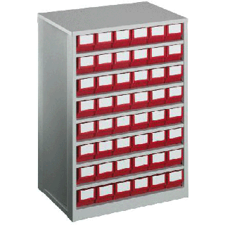 Rack de stockage de 48 bacs divisibles LB 400 E
