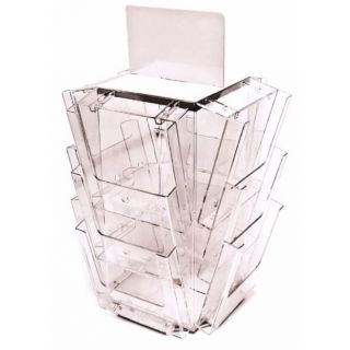 Porte brochure A4 ROTATION12 fond transparent