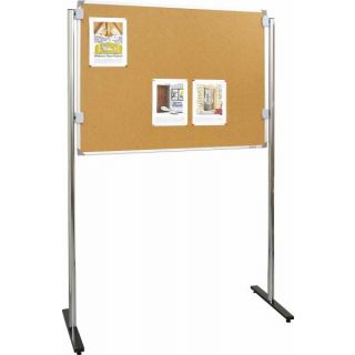 Tableau en liège sur pied 90 x 180 cm avec documents