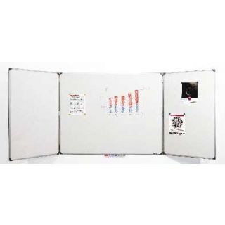 Triptyque éco émaillé blanc 100 x 400 cm