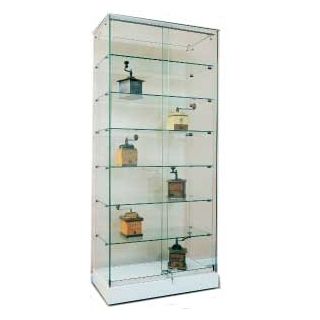 Vitrine d'exposition ARISHAN180 avec socle blanc
