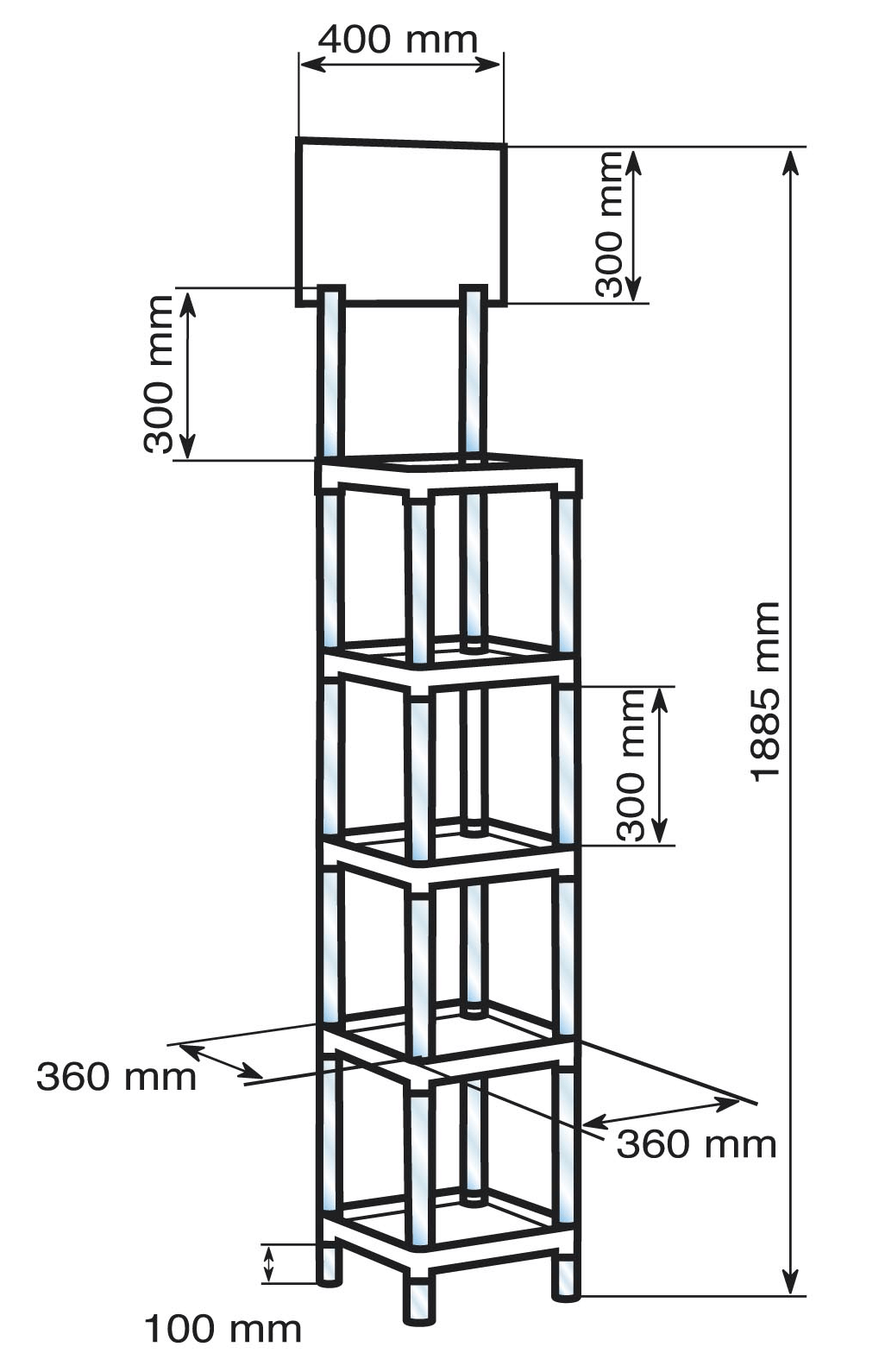 Etagère personnalisable 622
