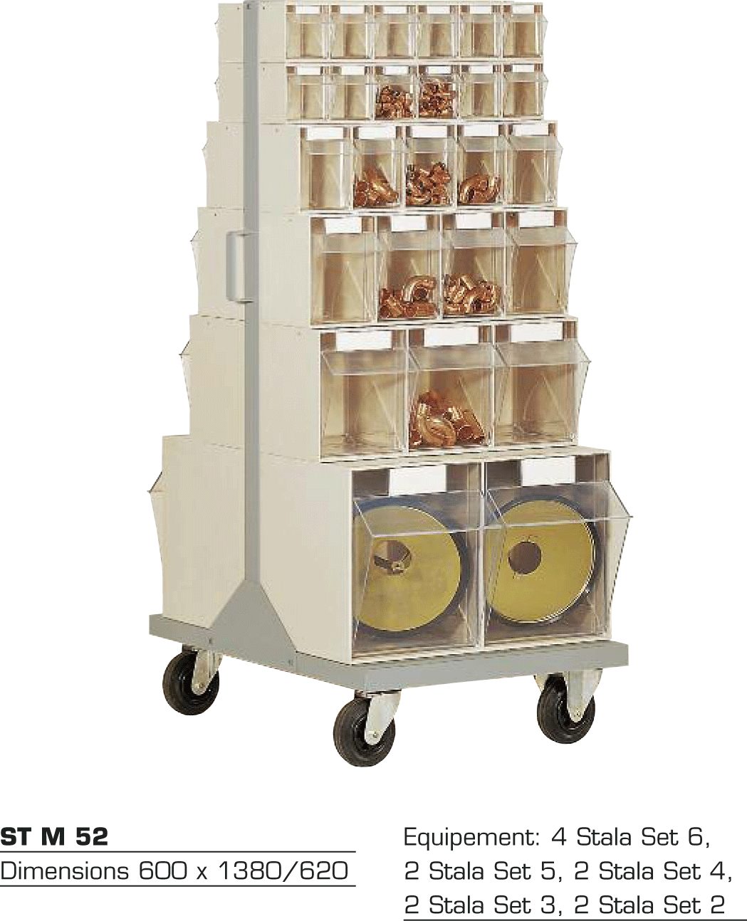 Etagère de stockage Stala Mobil ST M 52