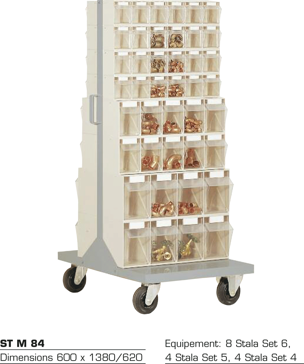 Etagère de stockage Stala Mobil ST M 84
