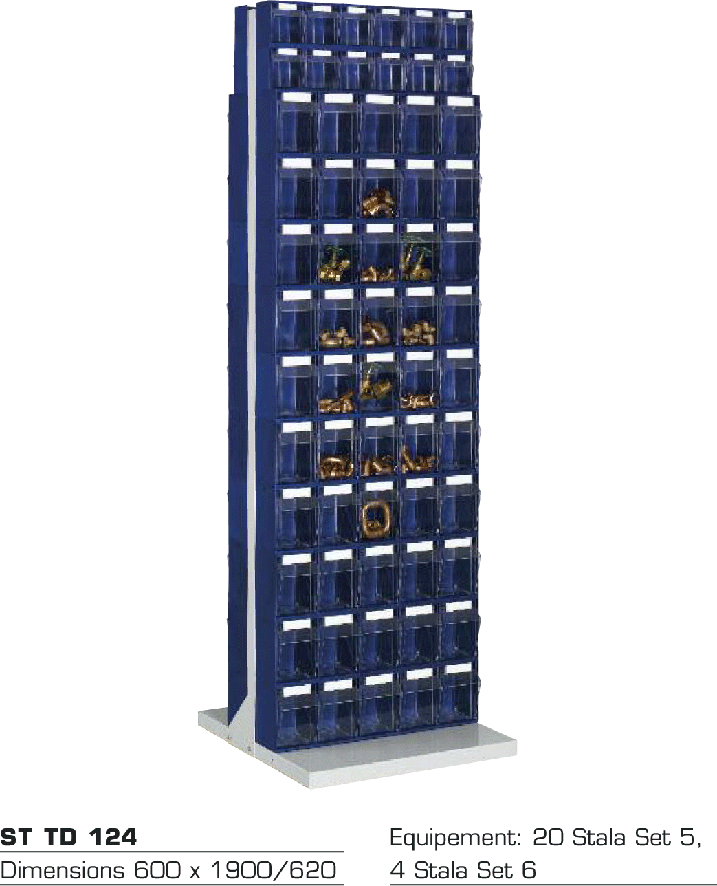 Etagère de stockage Stala Top ST TD 124