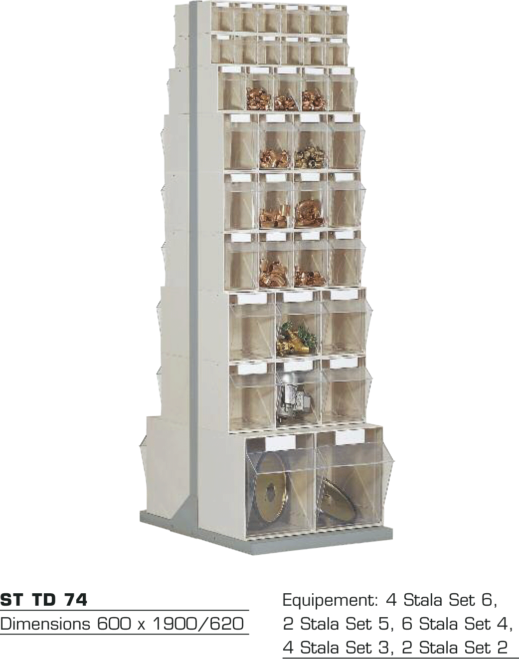 Etagère de stockage Stala Top ST TD 74