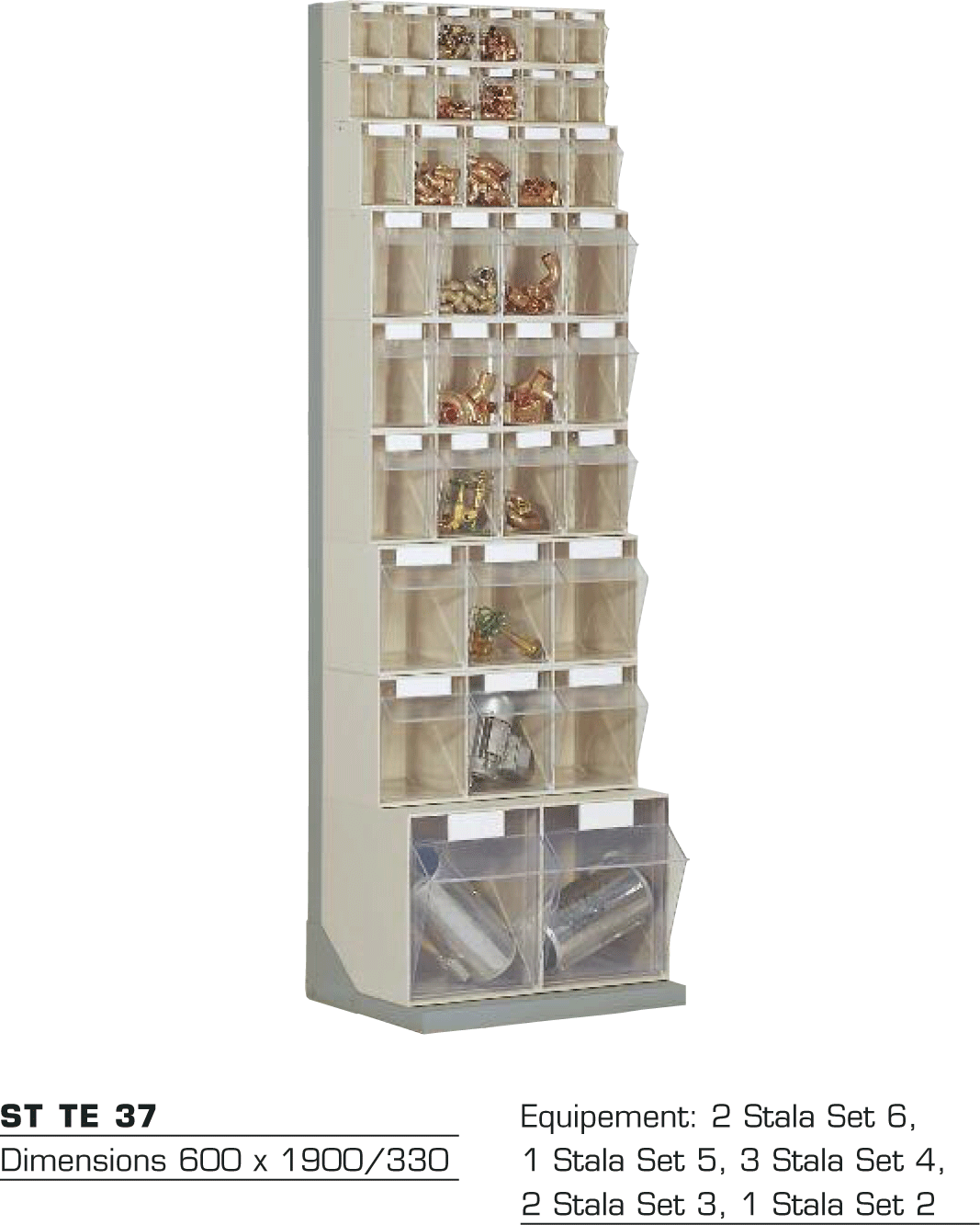 Etagère de stockage Stala Top ST TE 37