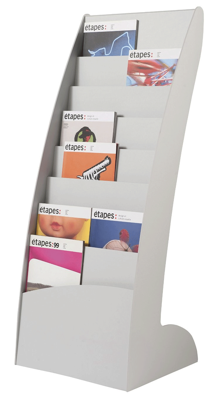 Porte brochures A4 sur pied 16CASGR