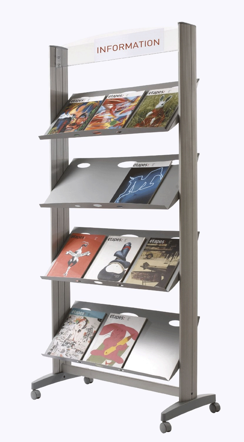 Porte brochure A4 sur pied PAP12TMG
