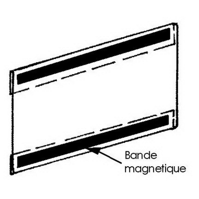 Porte visuel A3 vertical magnétique