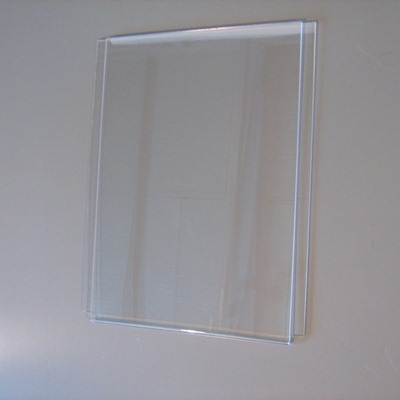 Porte affiche plexiglas A2 vertical 3 mm suspendu