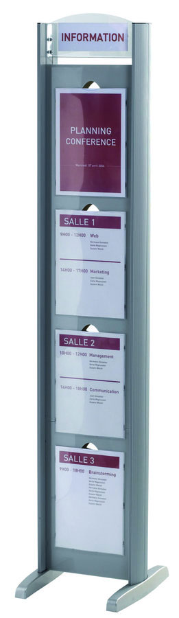 Totem porte visuel 8A4