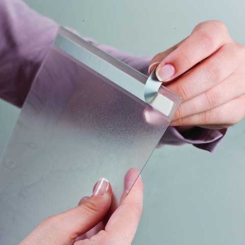 Porte visuel A4 horizontal adhésif