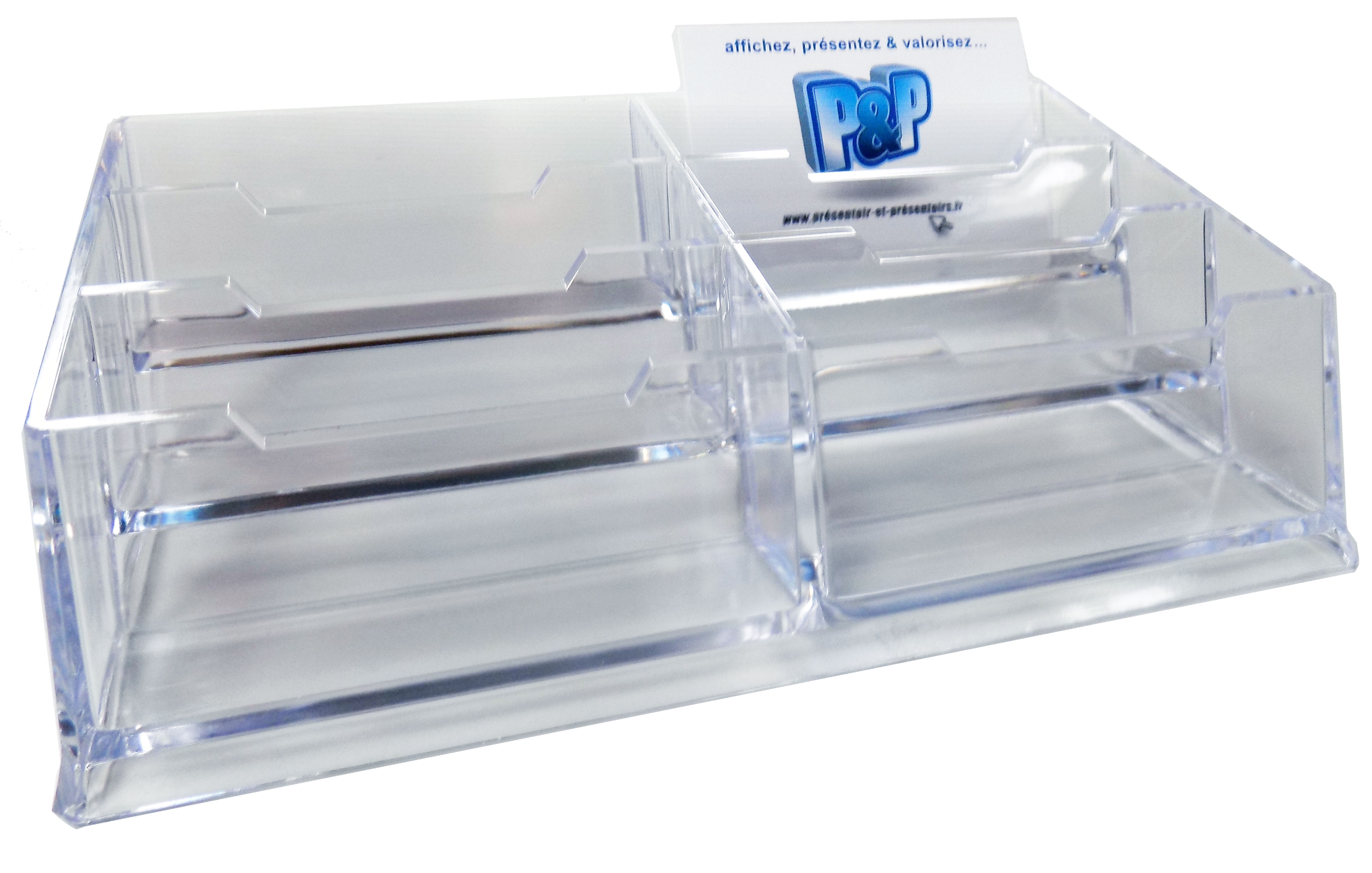 Porte carte de visite 6 compartiments PPK055