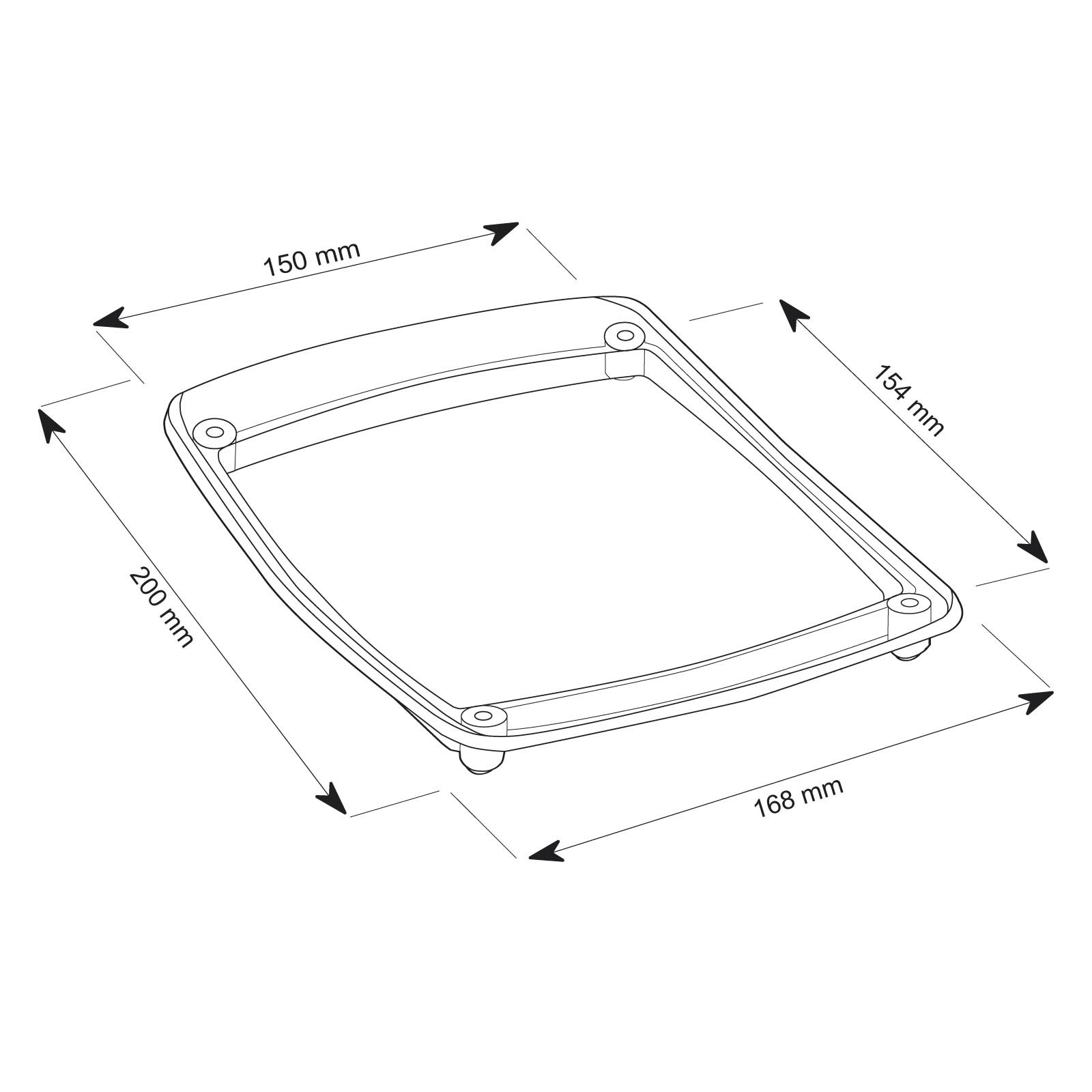 Ramasse Monnaie transparent à personnaliser