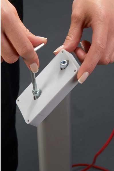 Porte brochures A4 paysage sur pied SR1P