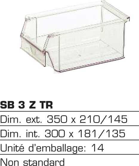 Bac à bec 7 Litres Systembox SB 3 Z