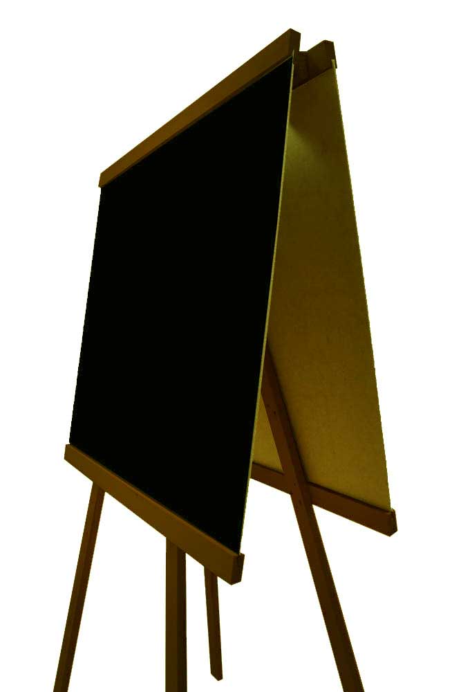 Tableau ardoise sur pied BOISP2