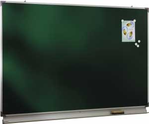 Tableau d'écriture émaillé vert NF 100 x 200 cm