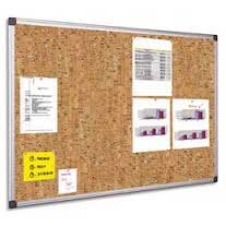 Tableau liège décoratif 90 x 180 cm cadre alu