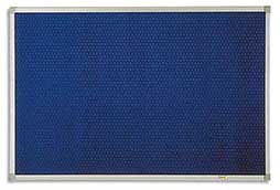 Tableau Post-it 60 x 90 cm cadre alu fond bleu