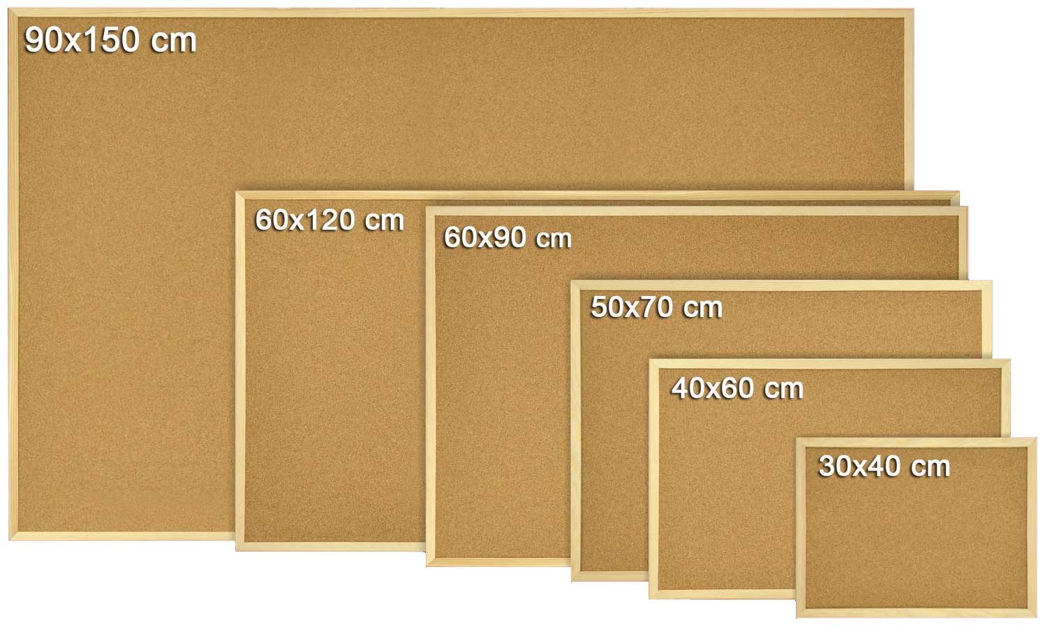 Tableau en liège éco 50 x 70 cm
