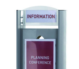 Totem porte visuel 8A4