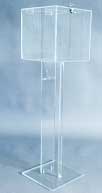Urne plexiglas sur pied PLXIED