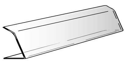 Vitrine plexiglas alimentaire 2 plis 100 x 20 x 20 cm