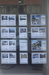 Kit d'affichage 4 A4 vertical plexiglas suspendu par câble