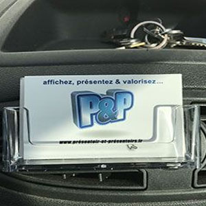 Porte cartes de visite véhicules - Porte cartes de visite mural : P&P