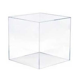 Verrine en plastique transparent en forme de cube - Laboutiquedujetable