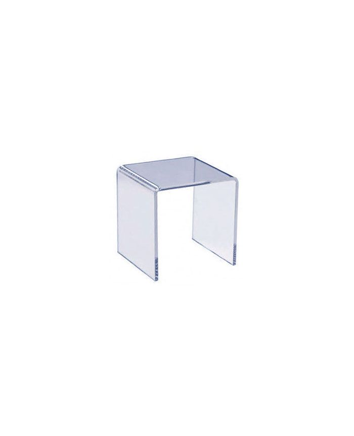 Podium plexiglas U carré 100 x 100 x 100 mm - podiums plexiglas : P&P