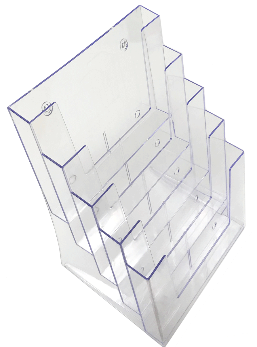 Présentoir A4 5 compartiments