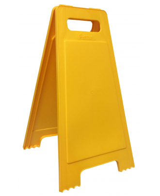 Chevalet de signalisation jaune vierge