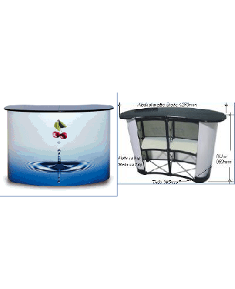 Comptoir pour stand POPRAIL