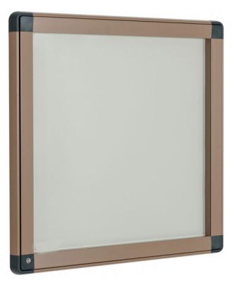 Vitrine d'extérieur SERATAN 12A4 avec porte battante en PMMA