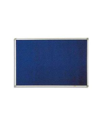 Tableau Post-it 45 x 60 cm cadre alu fond bleu