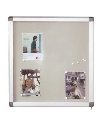 Vitrine intérieure fond métal RADMETVERTP 12A4